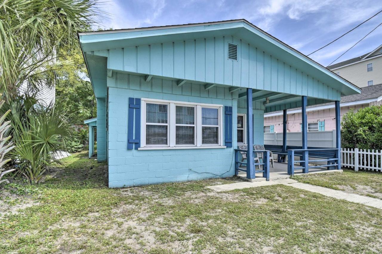 Bright Myrtle Beach Bungalow Steps To The Beach! Exterior foto